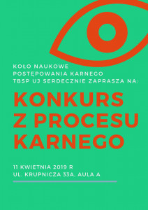 Konkurs z Procesu karnego