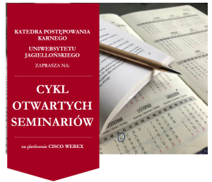 Seminaria Otwarte Katedry Postępowania Karnego UJ – zaczynamy 10.10.2022 r.