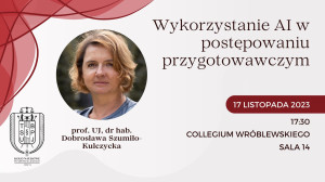Wykorzystanie AI w postępowaniu przygotowawczym – 17.11.2023 r.