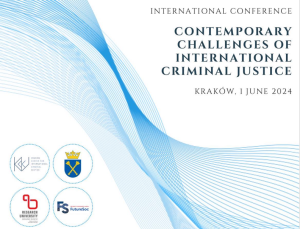 Conference „Contemporary Challenges of International Criminal Justice”  1.6.2024