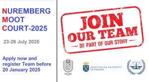 Rekrutacja do Nuremberg Moot Court 2025