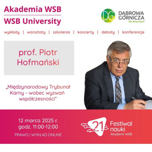 Wykład gościnny prof. P. Hofmańskiego – 12.3.2025 r.