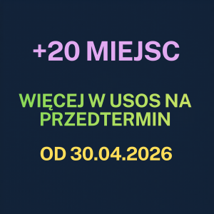 Dodatkowe miejsca przy zapisach na Przedtermin